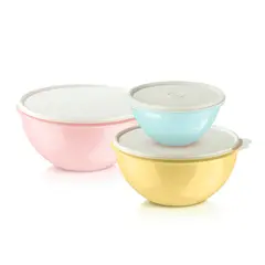 TUPPERWARE - Pack 3 Contenedores Refrigerador Bowl Maravilla