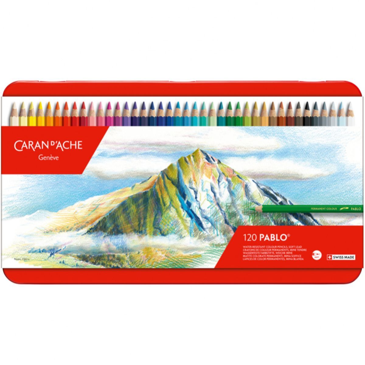 CARAN D'ACHE - Lápices de Colores Pablo Caran d Ache Set 120