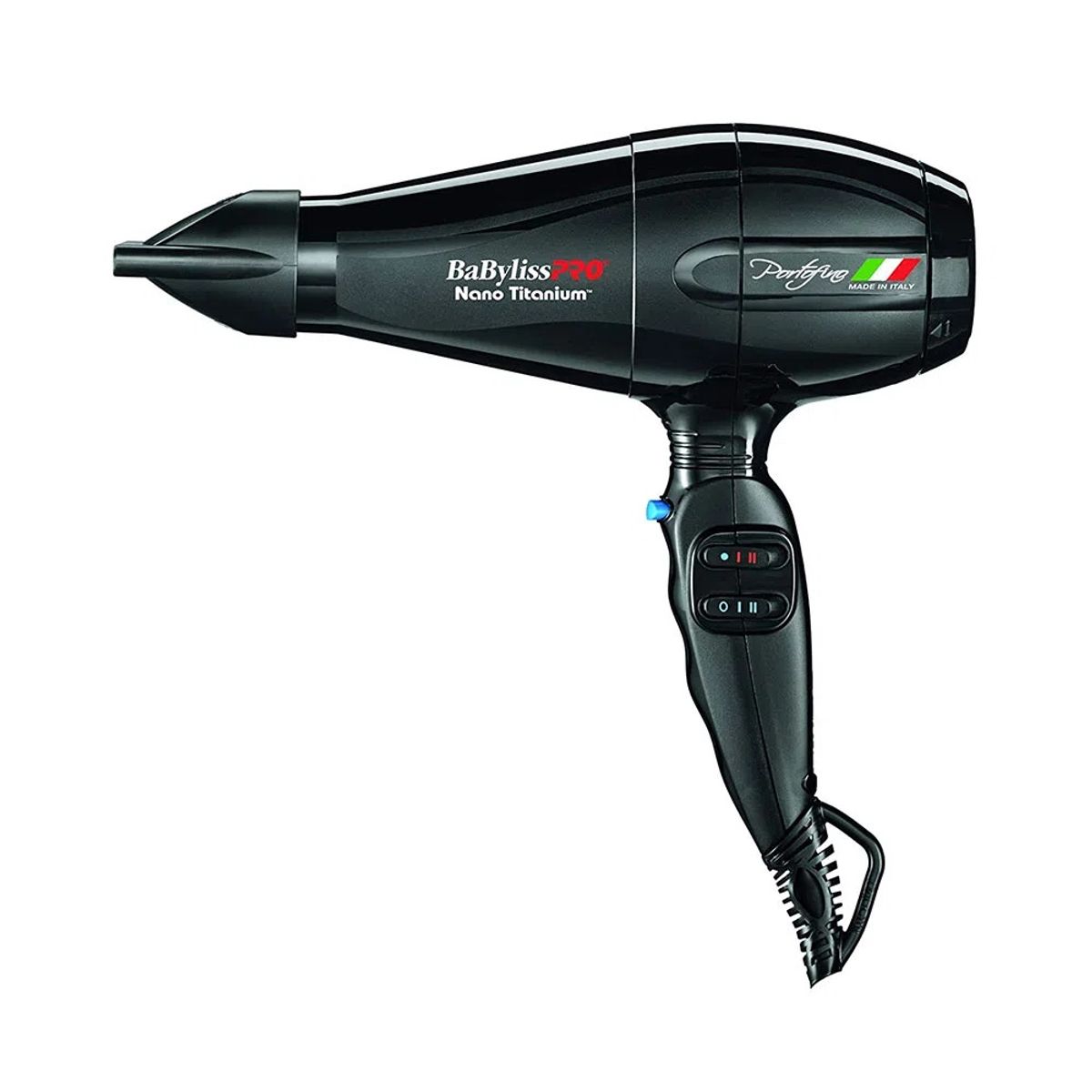 BABYLISS PRO - Secador BabylissPro Nano Titanium Portofino Negro 6600