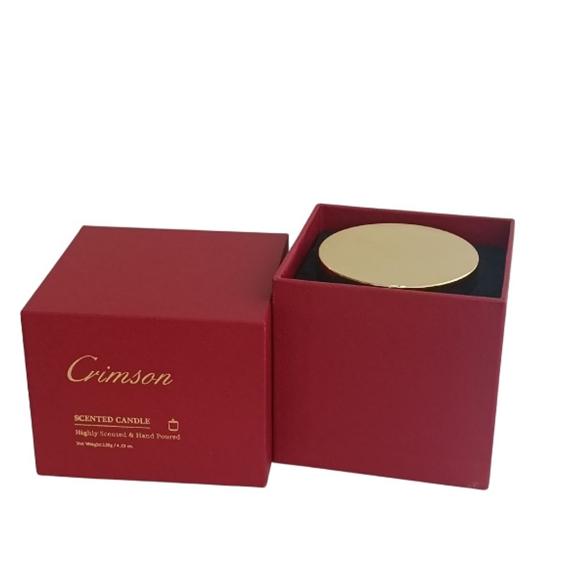 GENERICO - Vela de lujo perfumada aromaterapia de 120g Red Teakwood