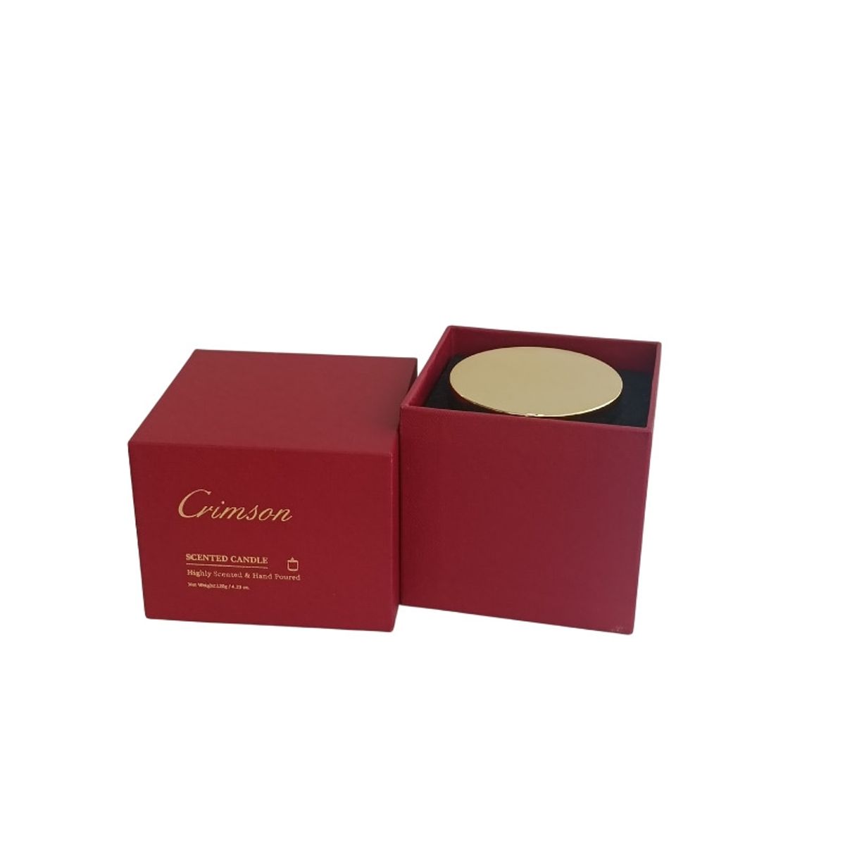 GENERICO - Vela de lujo perfumada aromaterapia de 120g Red Teakwood