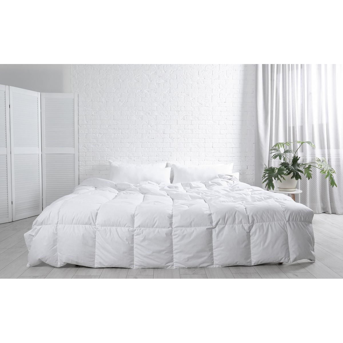 ESSENCE EMPORIUM - Plumón King 100% Plumas Pecho Blancas.