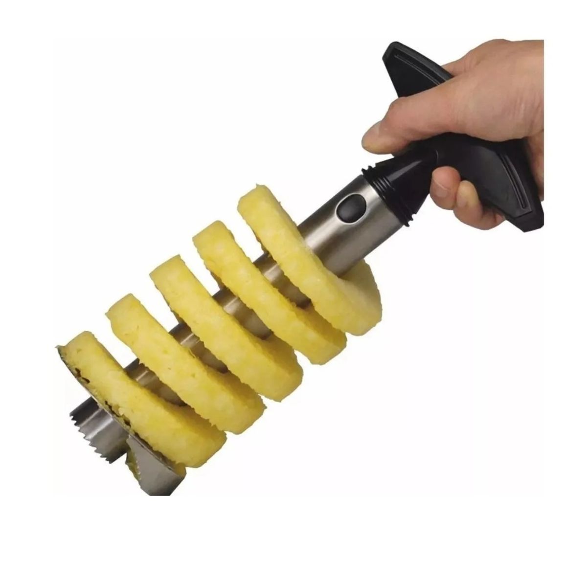 GENERICO - Pelador Rebanador Extractor Piña Acero Inoxidable