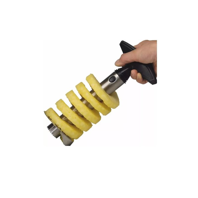 GENERICO - Pelador Rebanador Extractor Piña Acero Inoxidable