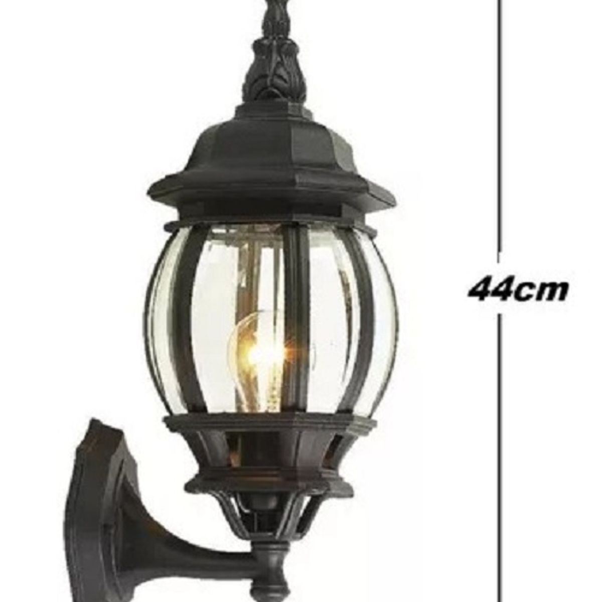 GENERICO - Farol Aplique Muro Exterior Modelo Calabaza