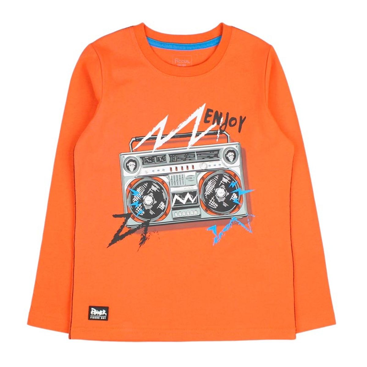 FICCUS - Polera Kids Niño Costuras Power