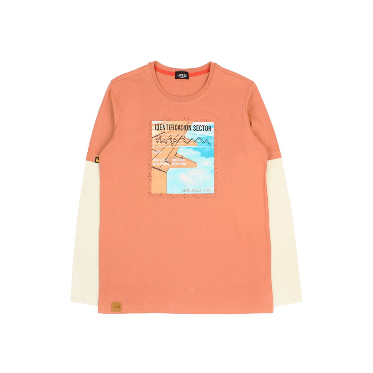 LIKE IT - Polera Teens Niño Doble Manga Nordic