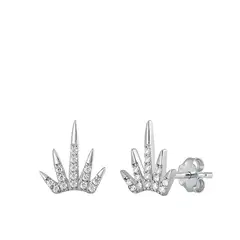 ROKASS JOYAS - PENDIENTES CORONA CZ