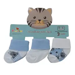 PUMUCKI - Set De 3 Pares De Calcetines Bebé