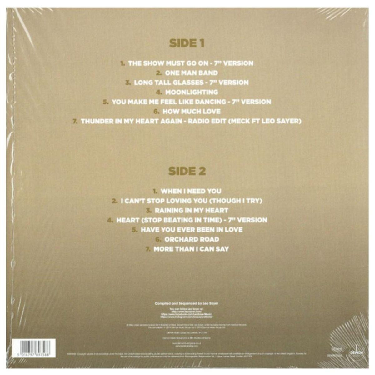 HITWAY MUSIC - LEO SAYER - THE GOLD COLLECTION - VINILO HITWAY MUSIC