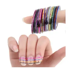 VATYERTY - 30x rollos de colores mezclados línea de cinta de consejos