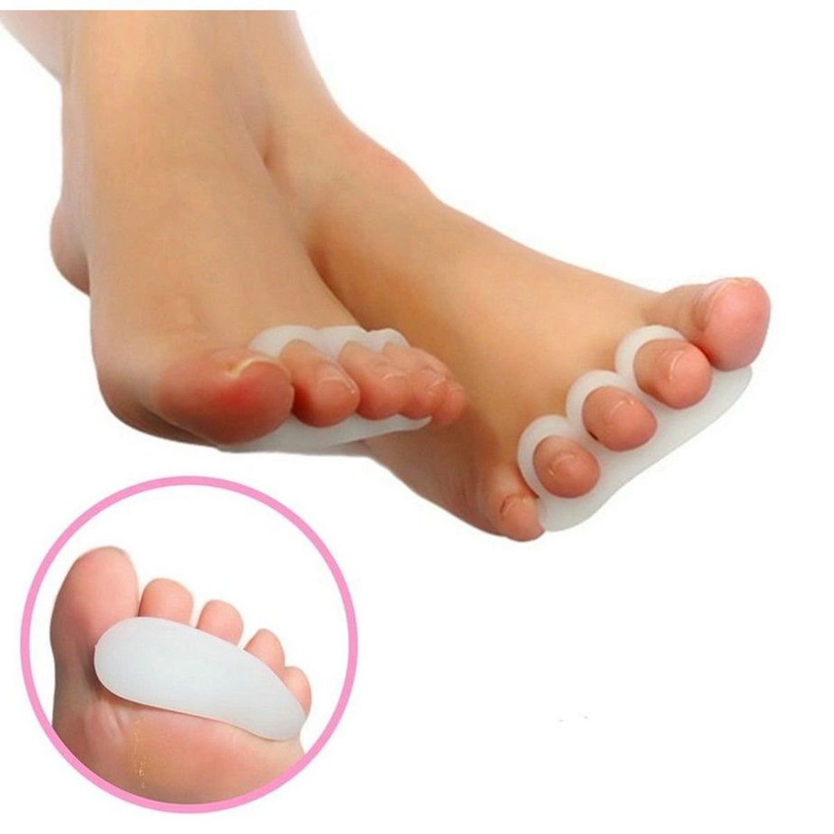 VATYERTY - Separadores de dedos de gel camillas ortopédicas alinear.