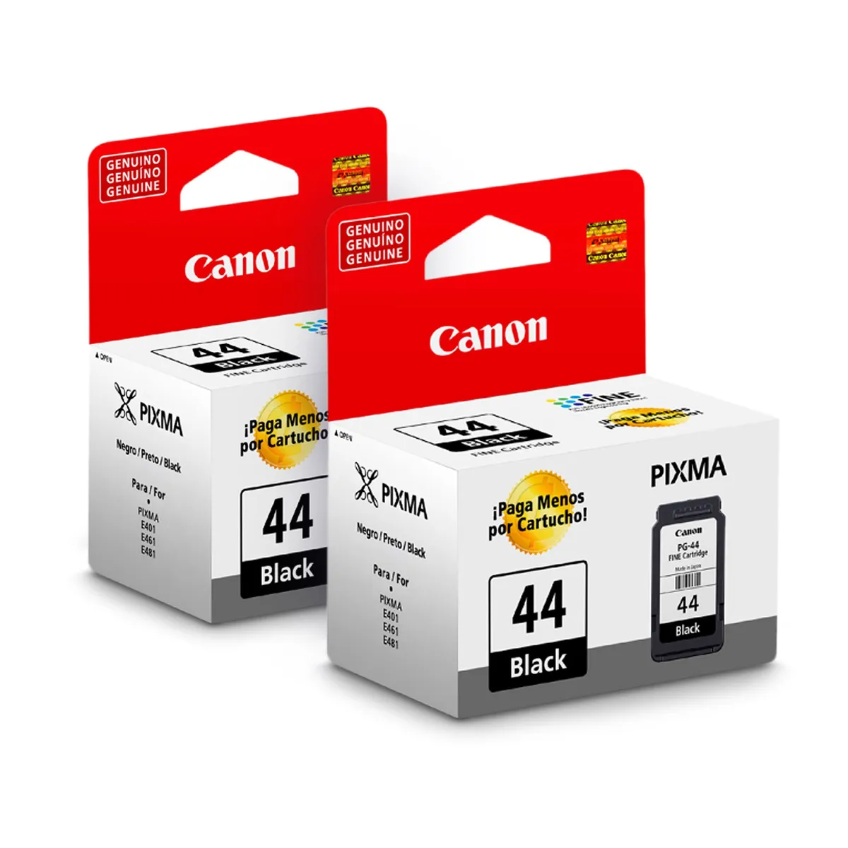 CANON - 2 TINTAS CANON GENUINAS PG 44 NEGRAS E401 E461 E471 E481 E3110