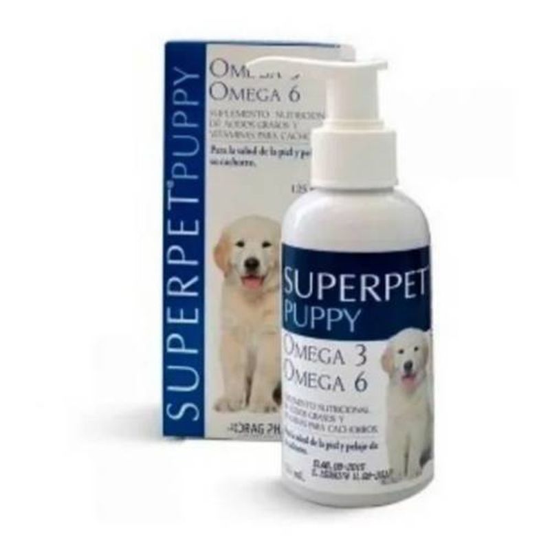 DRAG PHARMA - Superpet Puppy Cachorro Omega 3 Y 6 - Suplemento 125ml