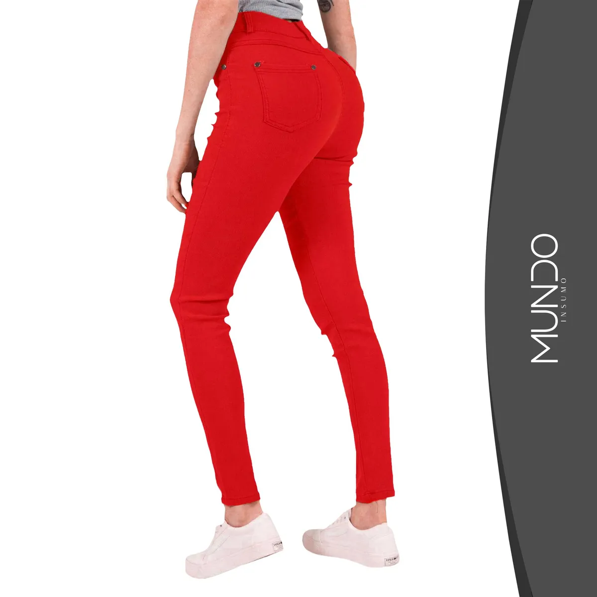 MUNDO INSUMO - Pantalón Leggins Tipo Jeans Elástico De Mujer colores