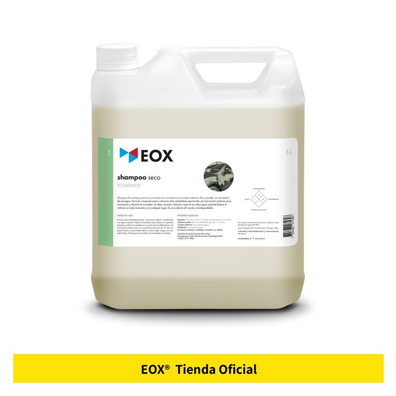 GENERICO - Lavado En Seco Para Autos C Cera Y Aplicación Rápida Eox 5L