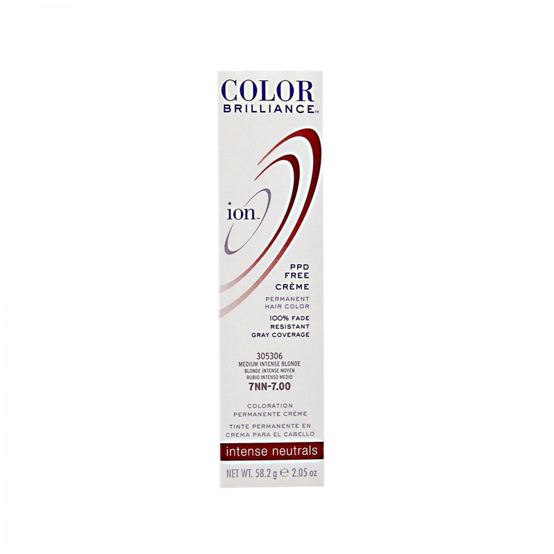 ION - Tinturas Permanente Intense Neutrals Rubio medio intenso 7NN