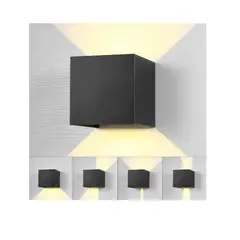 GENERICO - Foco Luz Cálido Aplique Para Pared Led Exterior