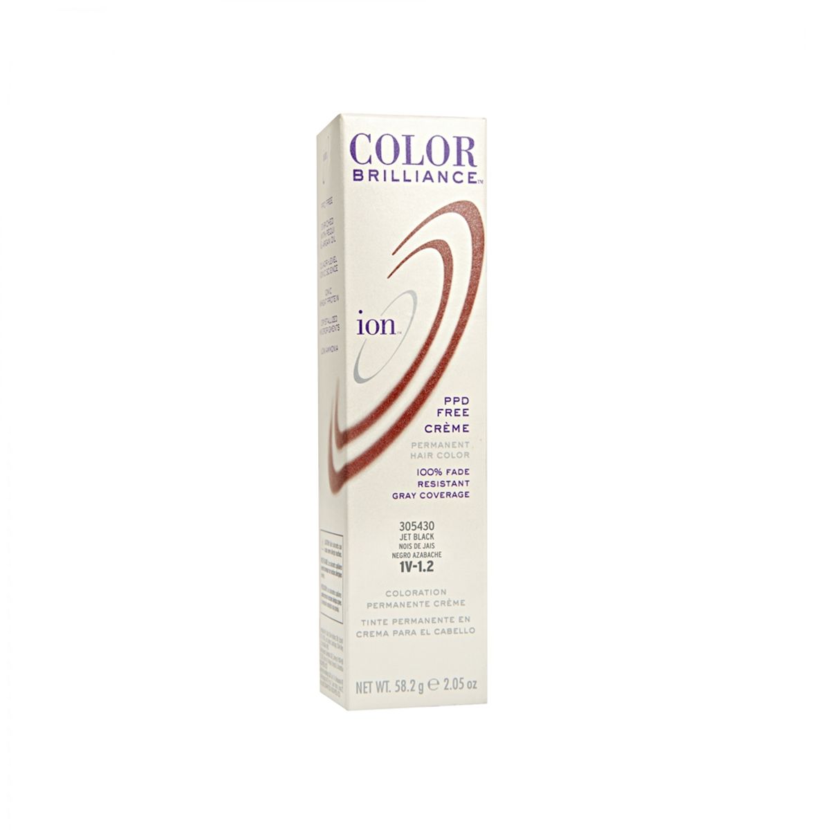 ION - Tinte Permanente En Crema Ion Negro azabache 1V