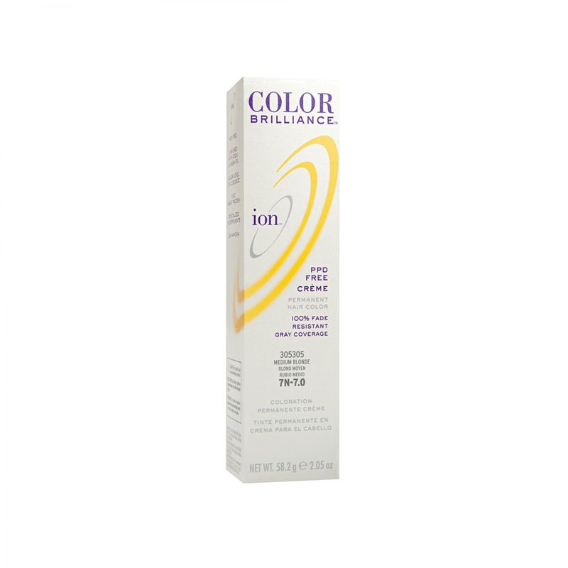 ION - Tinte Permanente En Crema Ion Rubio medio 7N