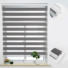 GENERICO - Cortina roller duo 140X240 gris