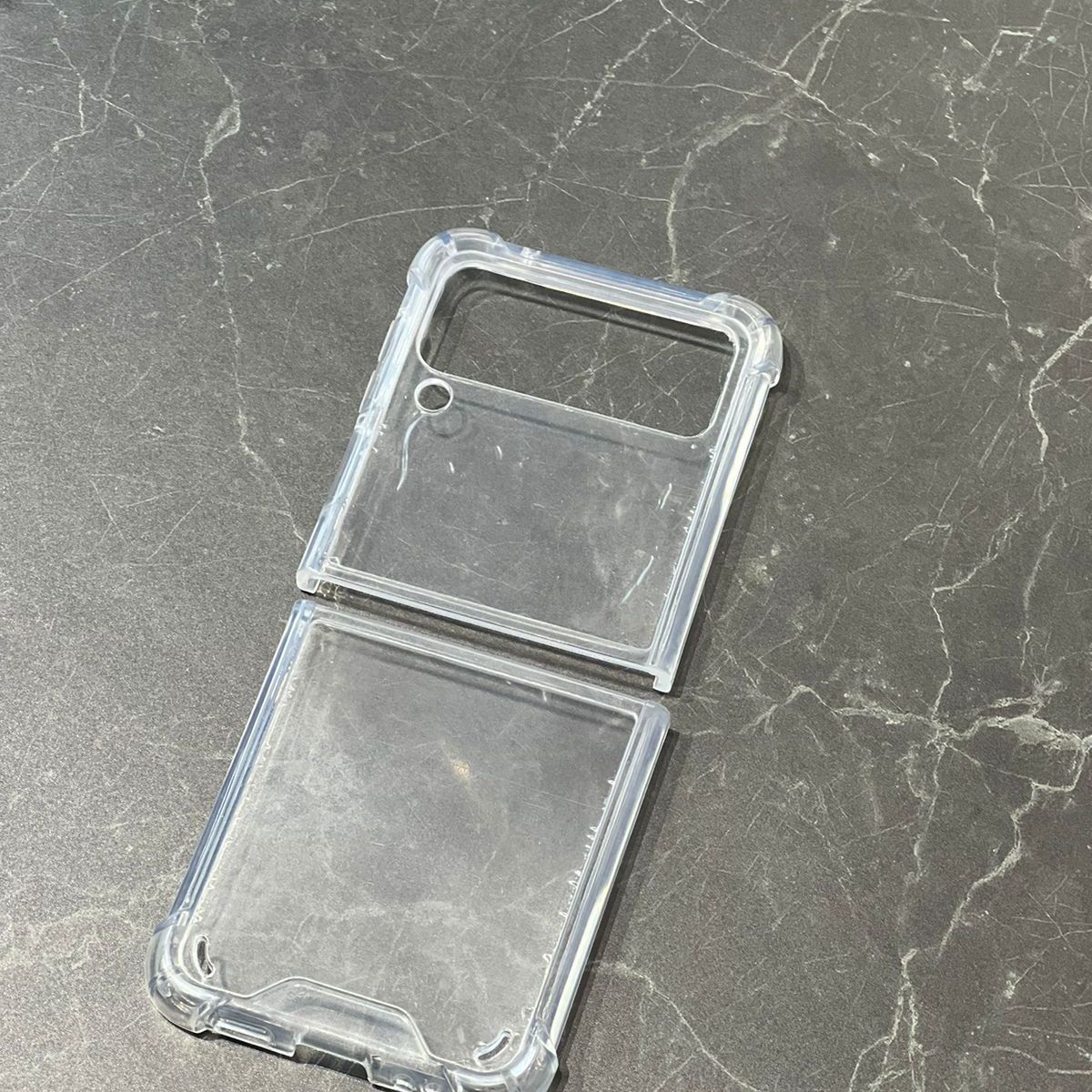 GENERICO - Carcasa Transparente Reforzada Para Samsung Galaxy Z Flip 3