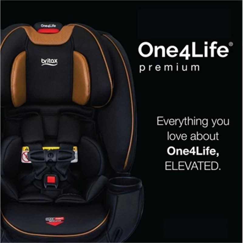 BRITAX - Silla Para Auto Convertible One4Life CT Premium Ace Black