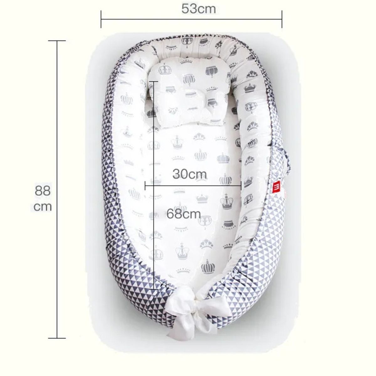 CHITINES - Nido Colecho Bebé - Almohada - Algodón - modelo tractores