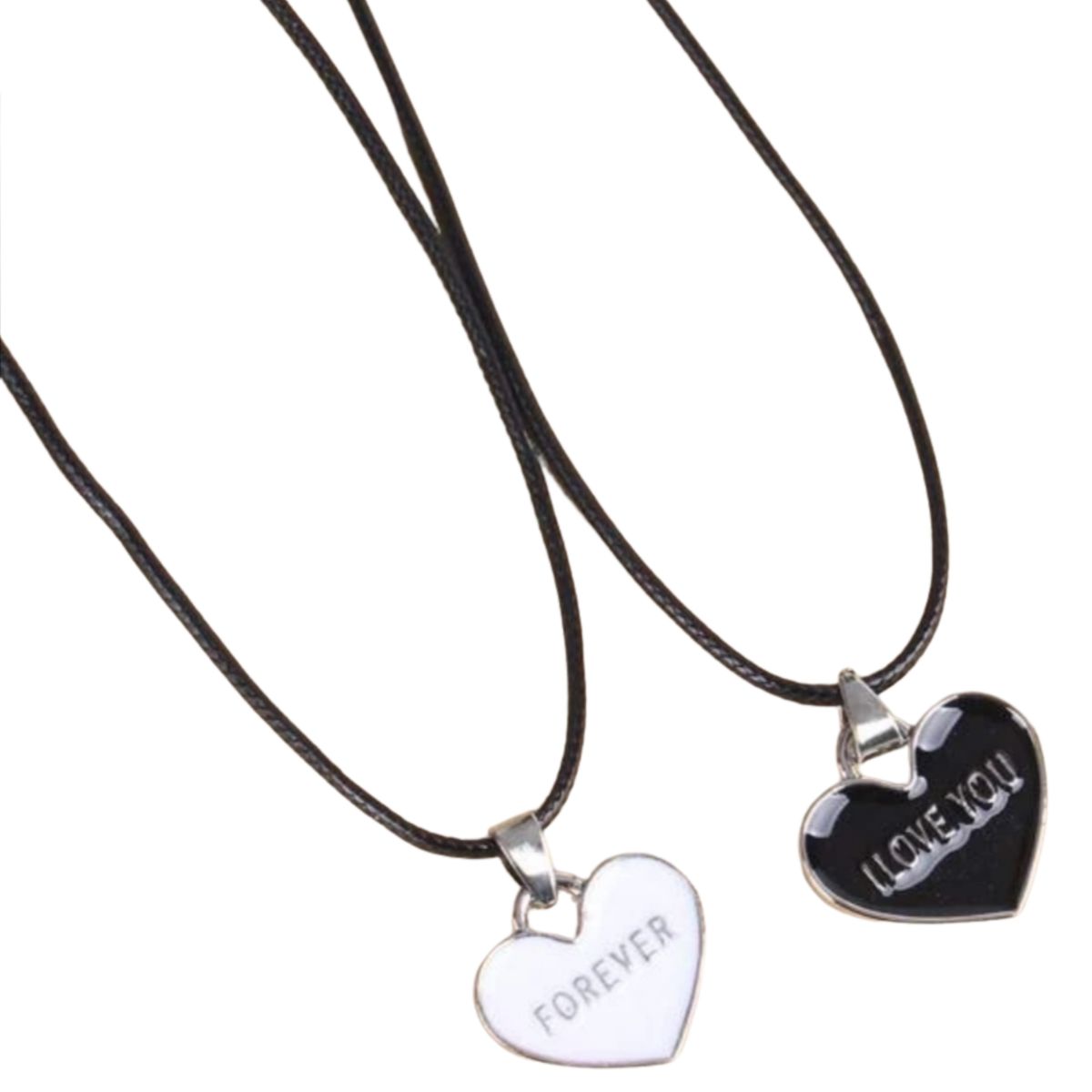 GENERICO - Collares Corazones Forever Love You Nisi Accesorios