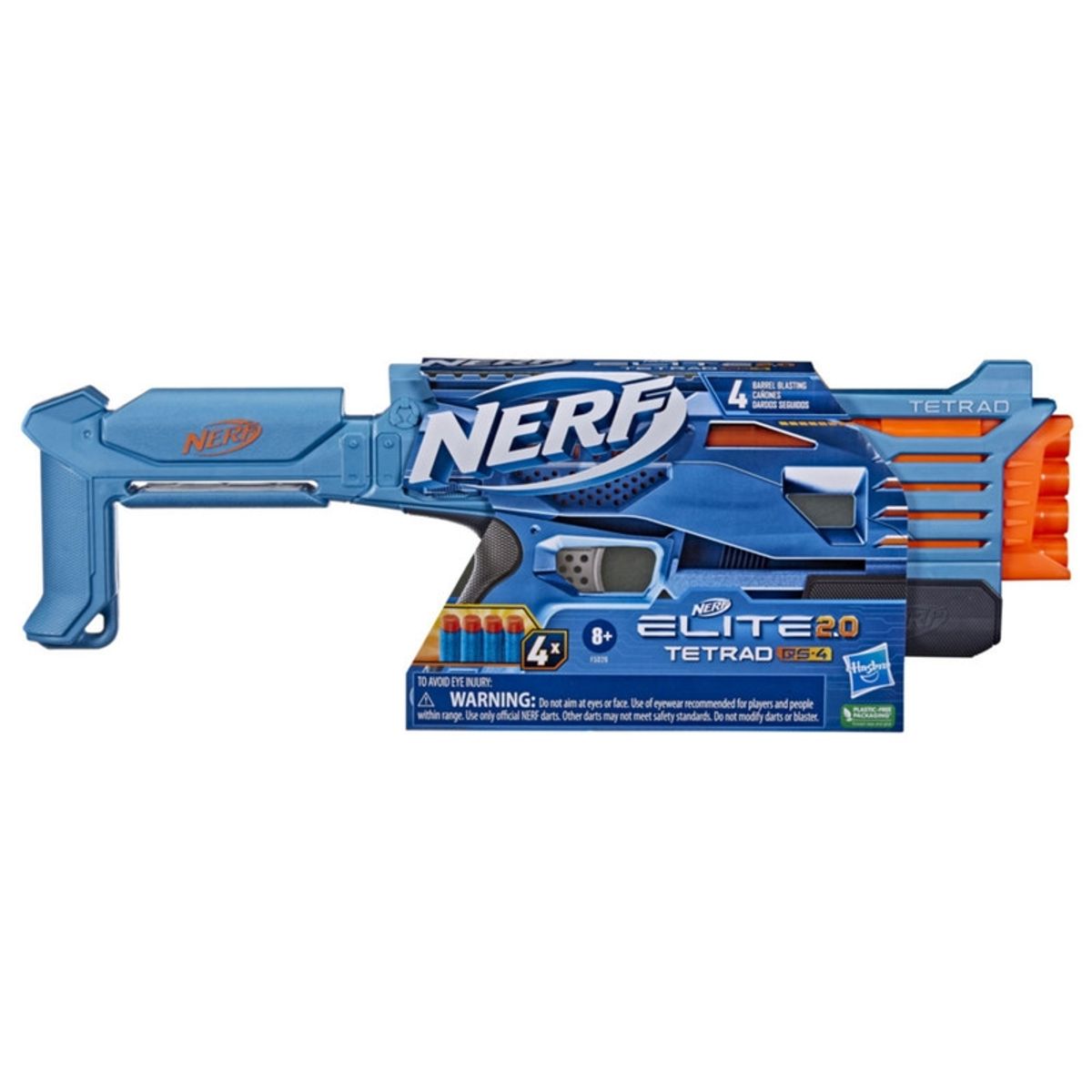 NERF - Lanzador Nerf Elite 2.0 Tetrad Qs 4