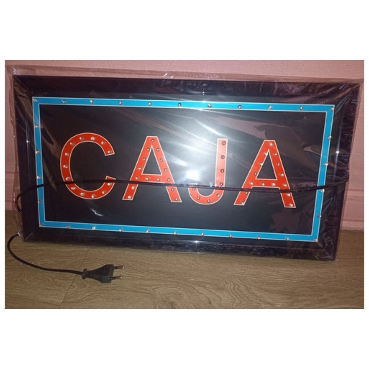 GENERICO - Letreros LED luminosos para negocios Caja