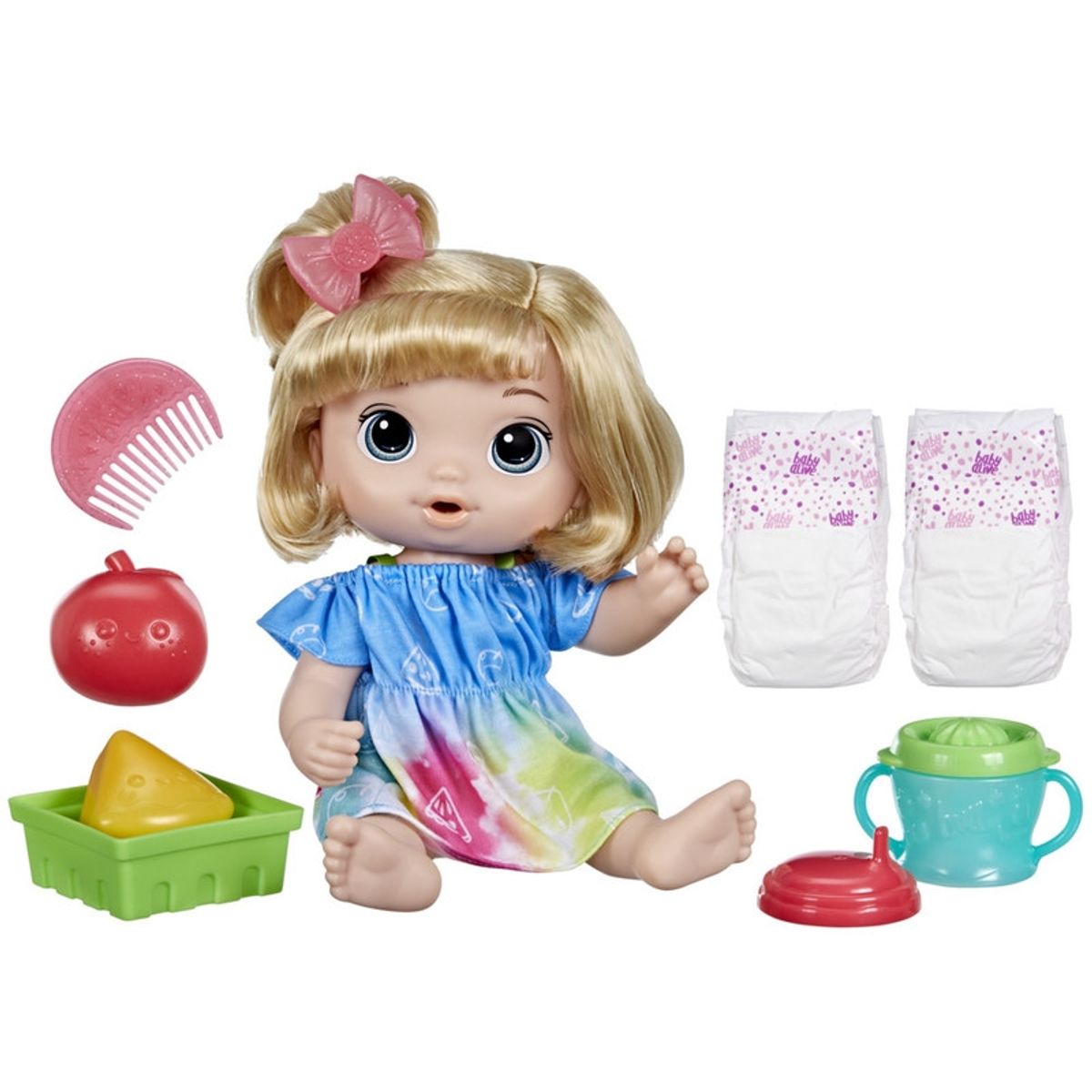 BABY ALIVE - Muñeca Baby Alive Core Bebida De Frutas