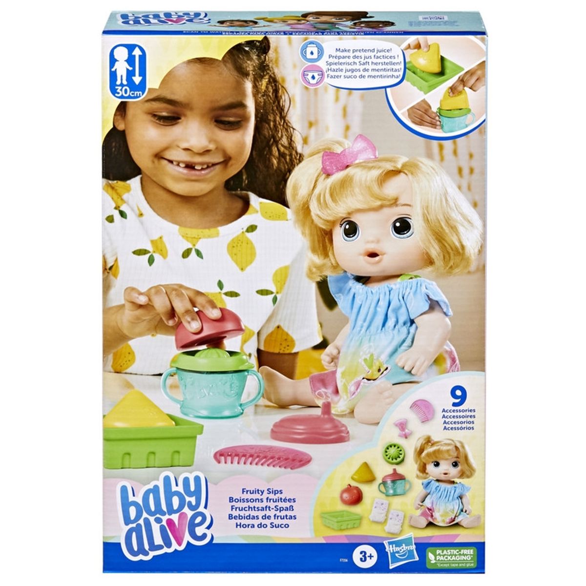 BABY ALIVE - Muñeca Baby Alive Core Bebida De Frutas