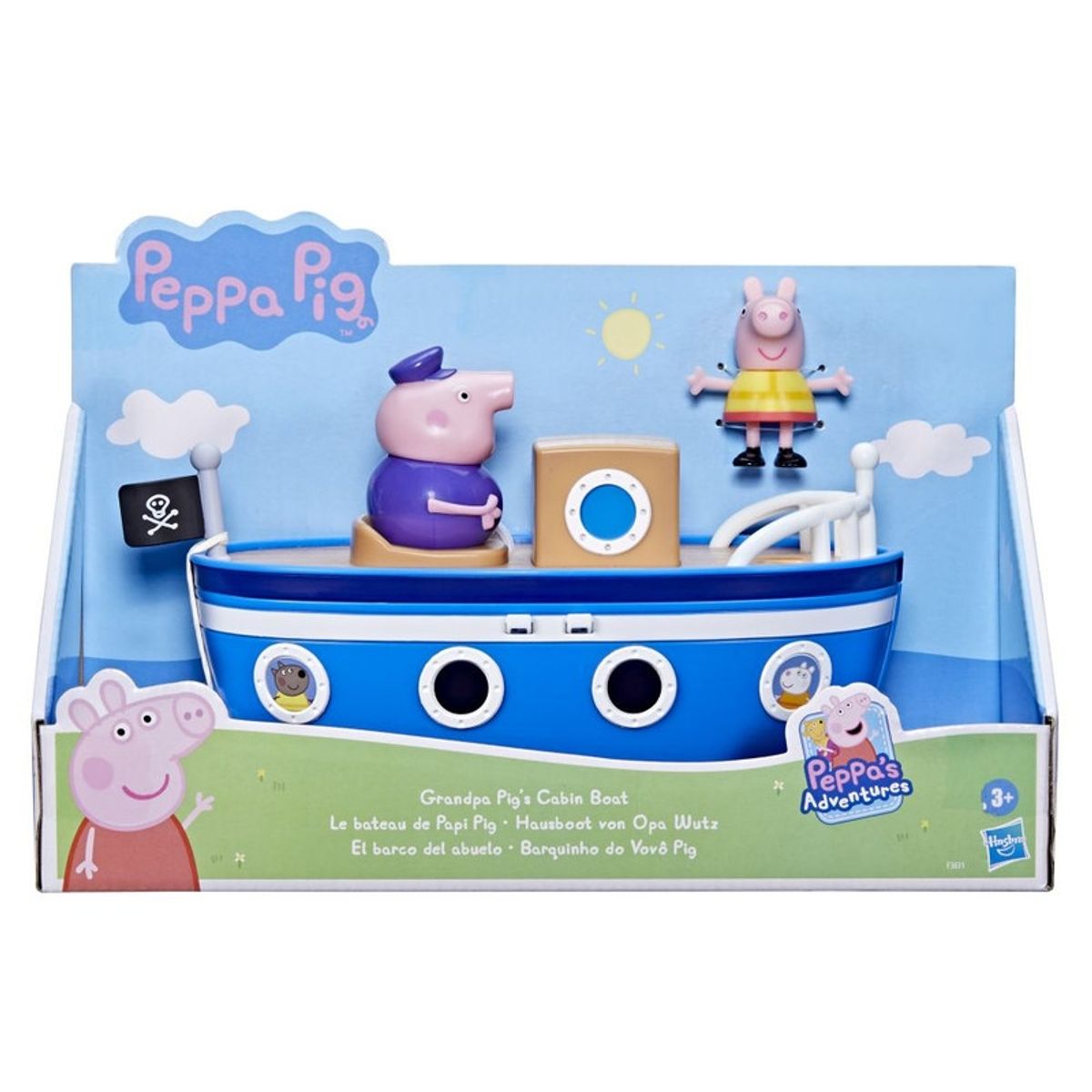 PEPPA PIG - Muñeca Peppa Pig Adventures Barco Abuelo Pig