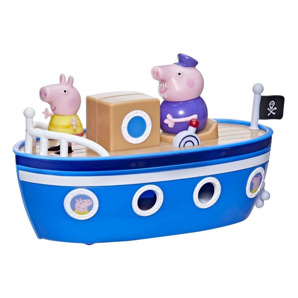 PEPPA PIG - Muñeca Peppa Pig Adventures Barco Abuelo Pig