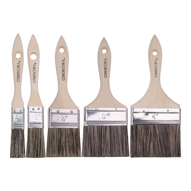 MPROPIA - Set 5 Brochas Hela Condecora 3/4, 1, 2 ,3 ,4 Pulgadas