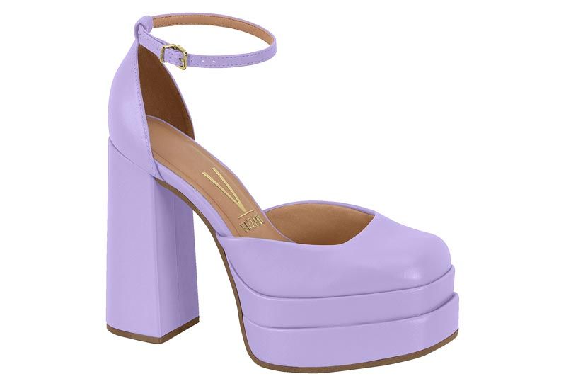 Maxi Plataforma Eco Cuero Lila