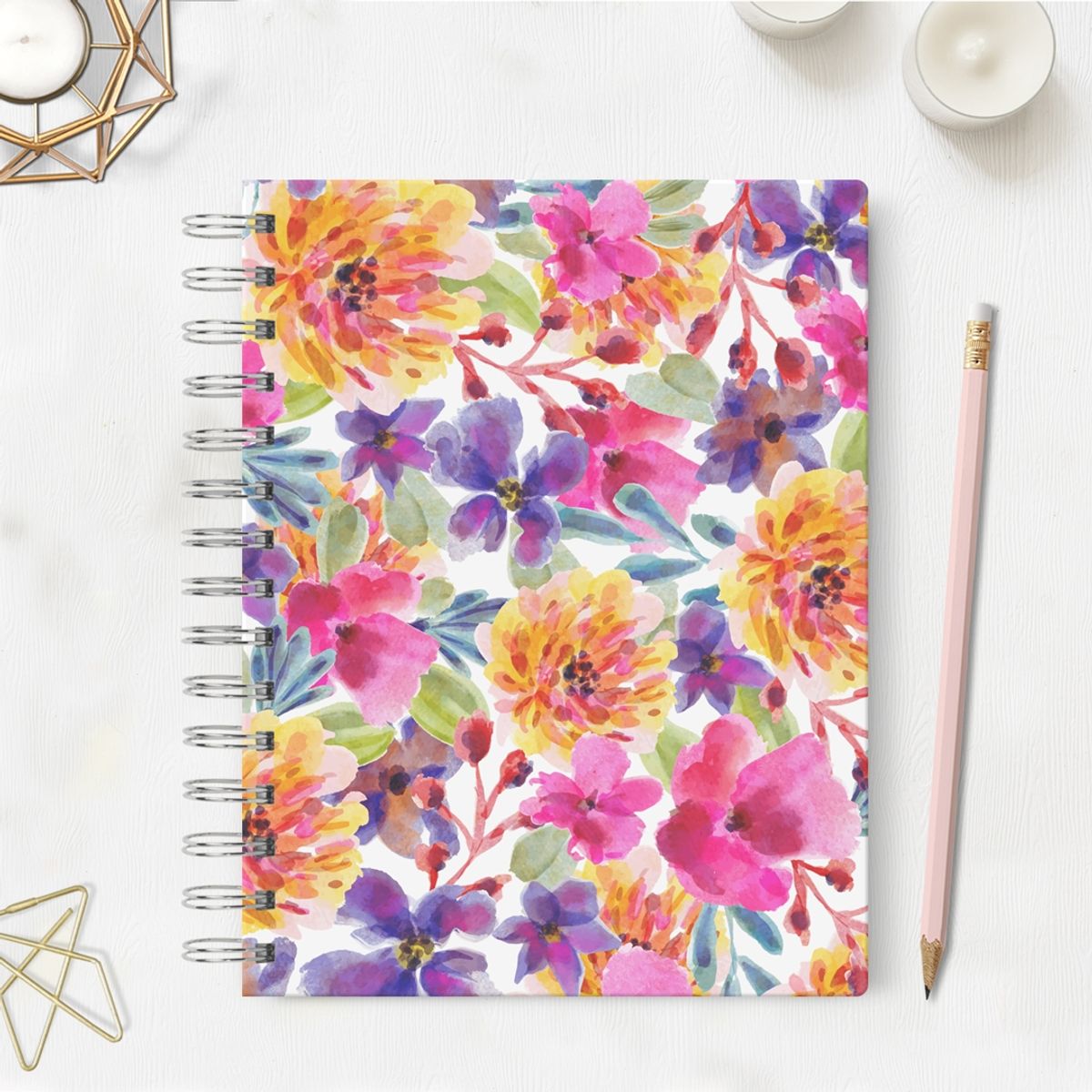 FATI - Planner Anual Floral No fechado