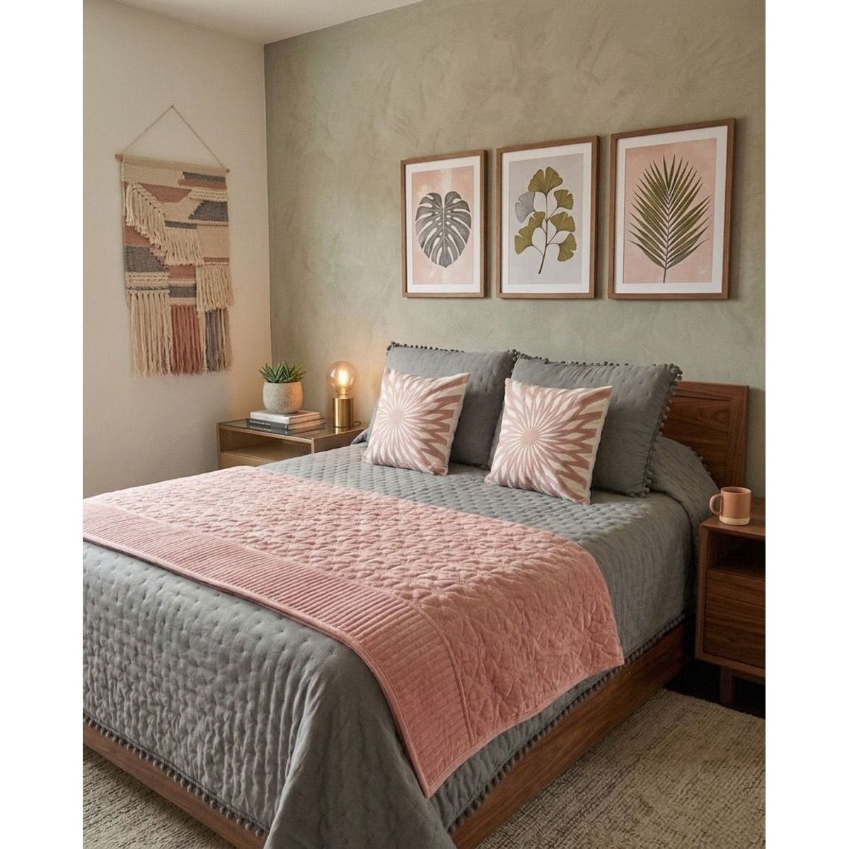 DEKOHOME - Piecera cama Plush Rosada