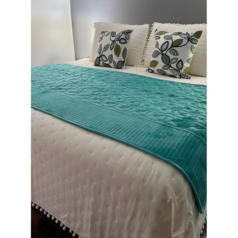 DEKOHOME - Piecera cama Plush Menta