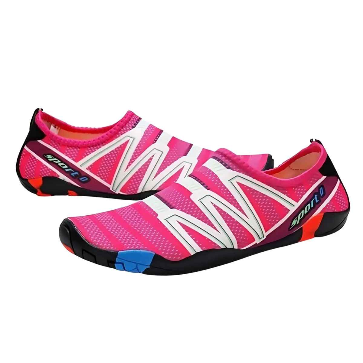 CRUSEC - Zapatillas De Playa Zapatos De Natación Antideslizante Unisex - Rosa