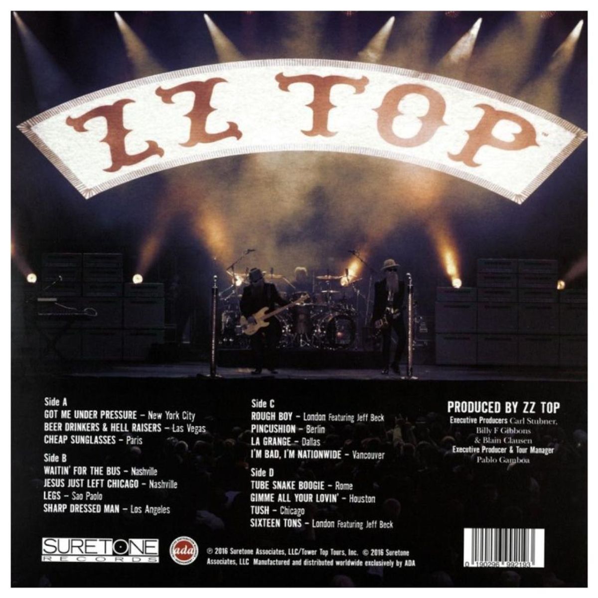 HITWAY MUSIC - ZZ TOP - TONIGHT AT MIDNIGHT LIVE (2LP) - VINILO HITWAY MUSIC