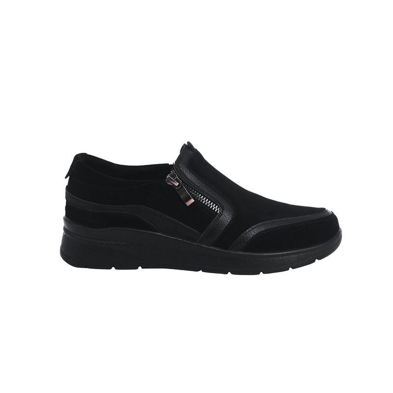 PASSER - Mocasin Mujer Negro Andromeda Passer.
