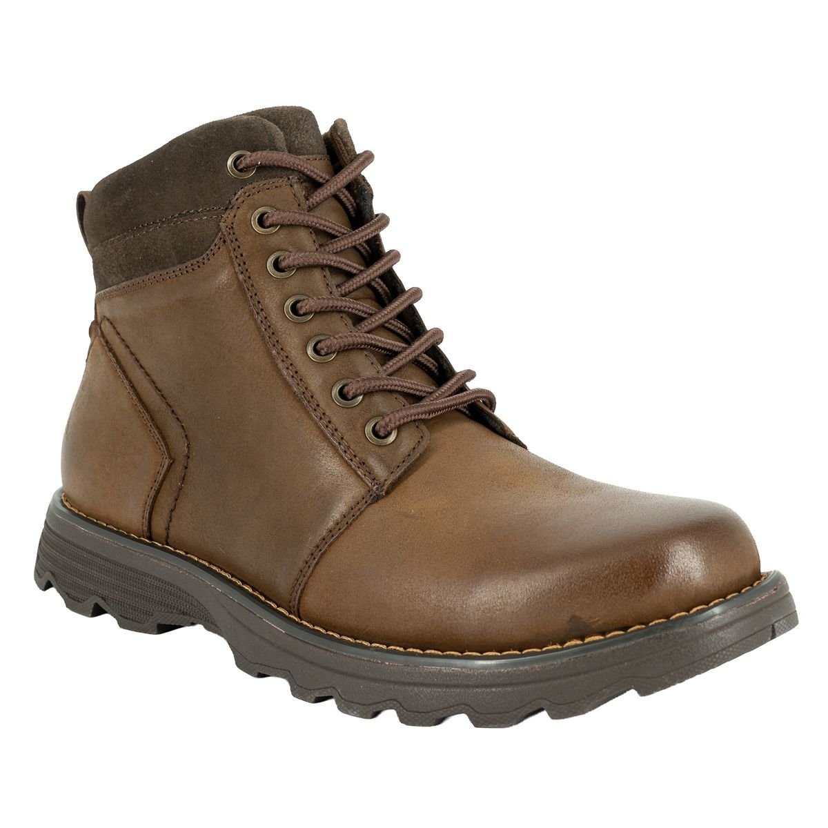 LONDON ADIXT - Botin de Cuero Hombre Café Fornjot London Adixt