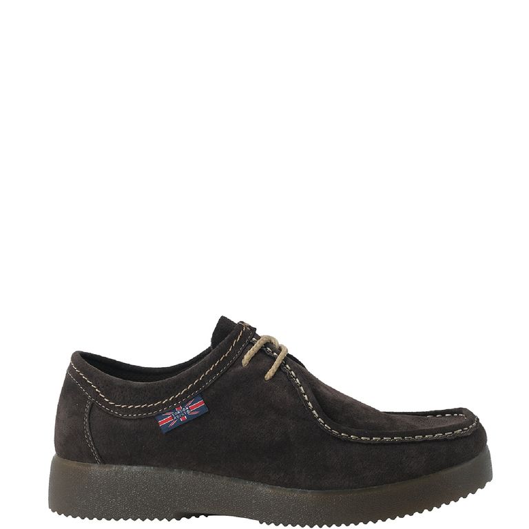 Zapato de Cuero Hombre Café Thamrin