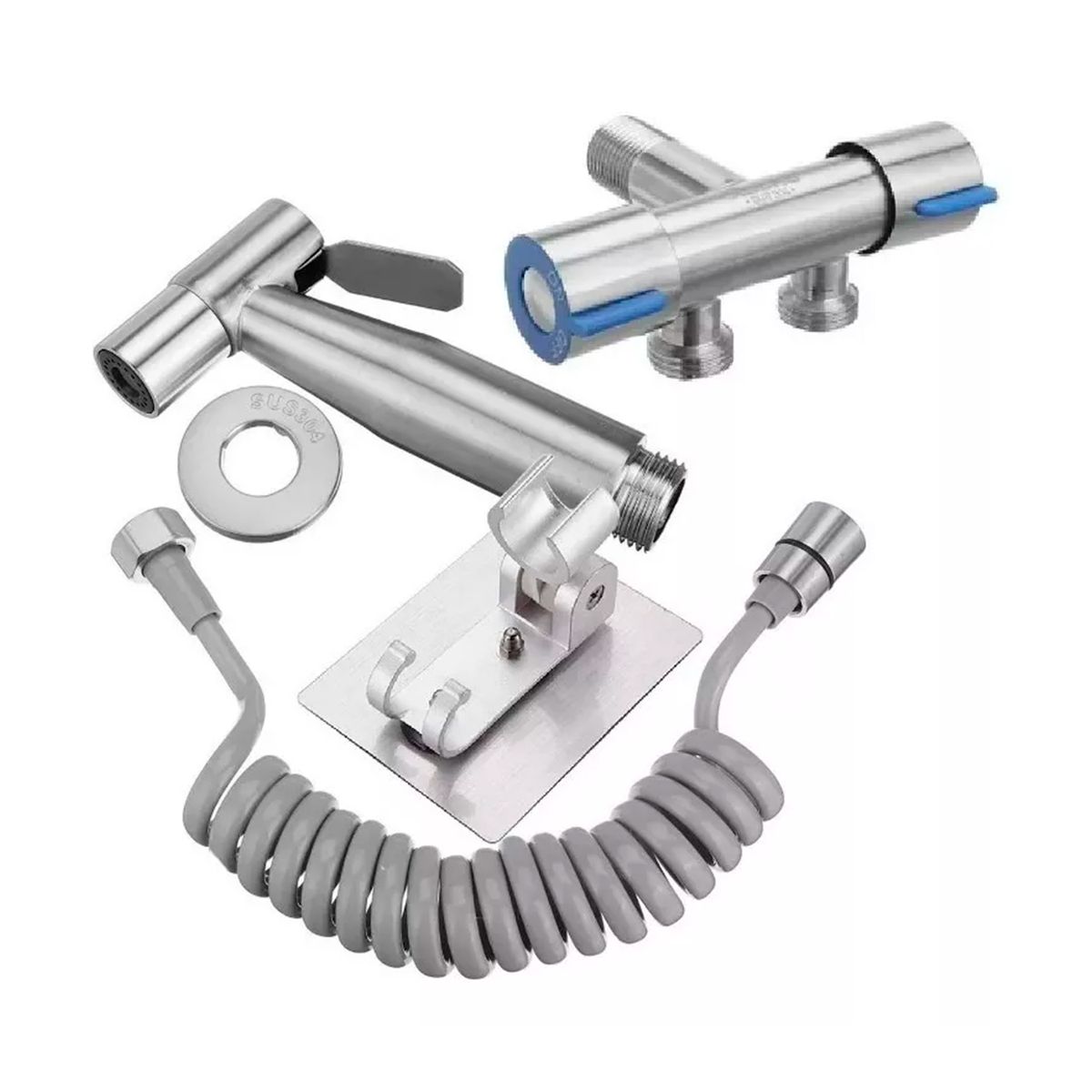 GENERICO - Kit Ducha Bidet Acero Inoxidable