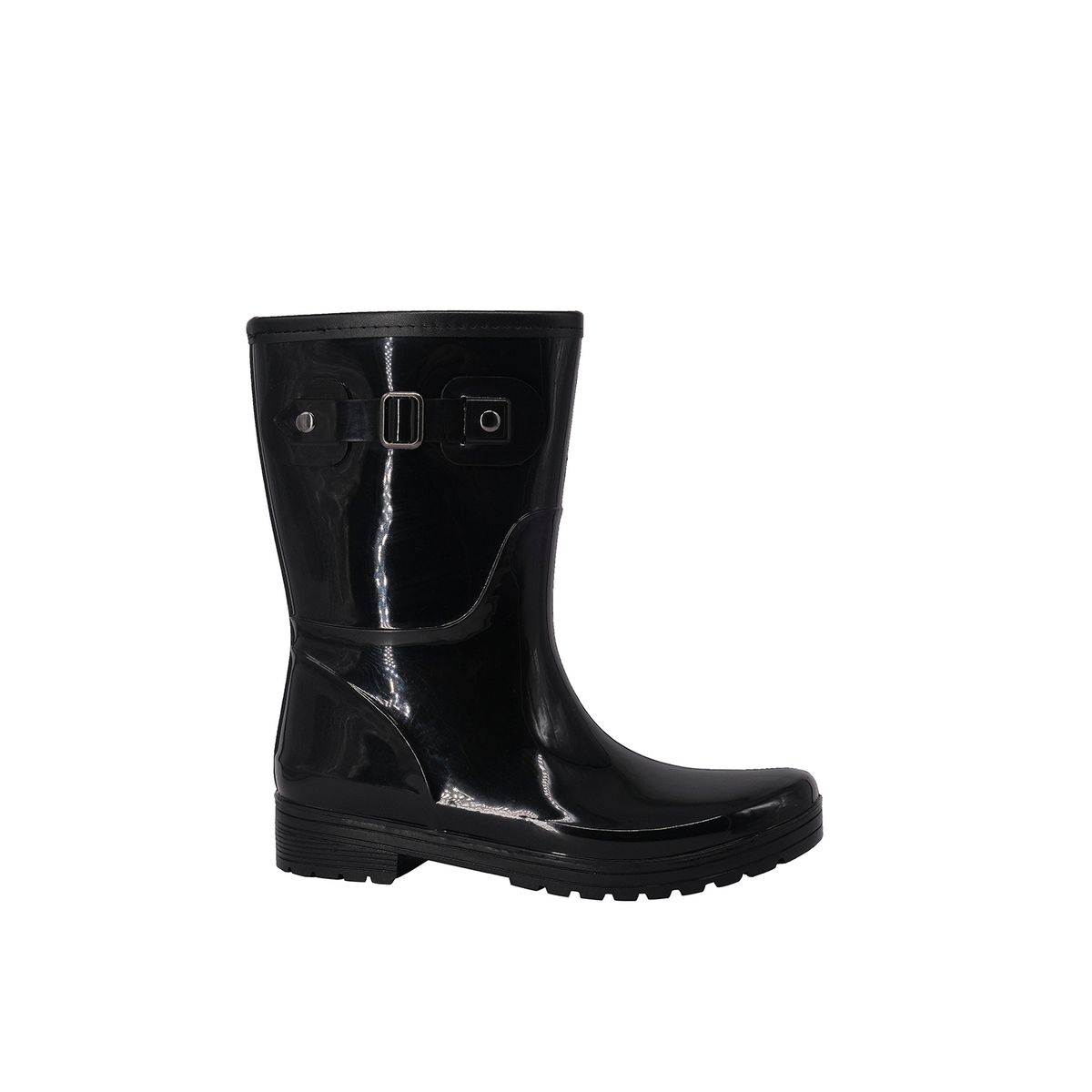 ALQUIMIA - Bota de Agua con Polar Mujer Negro Cressida Alquimia