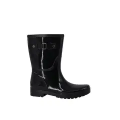ALQUIMIA - Bota de Agua con Polar Mujer Negro Cressida