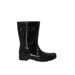 ALQUIMIA - Bota de Agua con Polar Mujer Negro Cressida