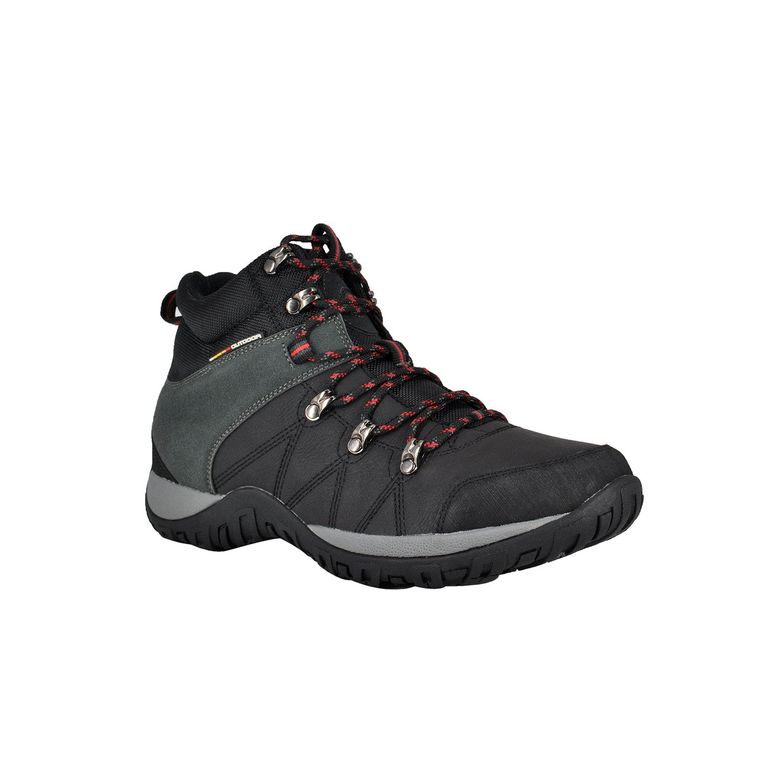 Botin Outdoor Hombre Negro Saman Unisport